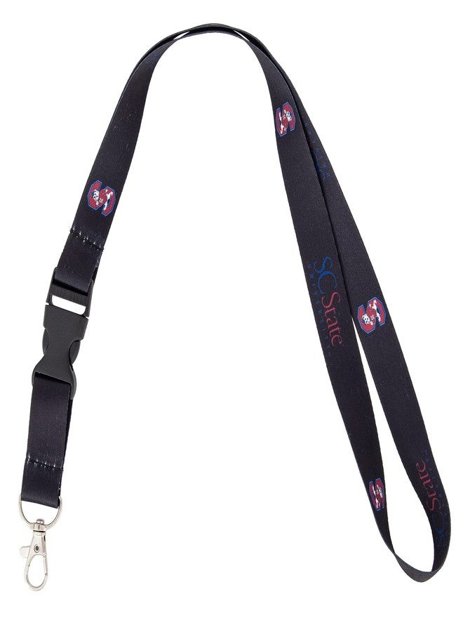 Desert Cactus South Carolina State University Lanyard SCSU Bulldogs Car Keys ID Badge Holder Keychain Detachable Breakaway Snap Buckle (Black) - Image 2