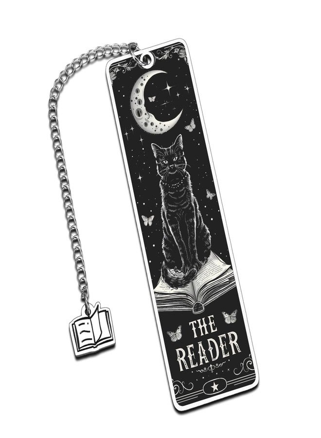 Delujouberst Wicked Easter Bookmarks Cat Lover Gifts for Women Valentine's Day Gift for Him Her Black Cat Lovers Wicked Bookmarks Book Accessories for Reading Women Top Gifts Idea for Readers Cat Mom Dad - Image 1