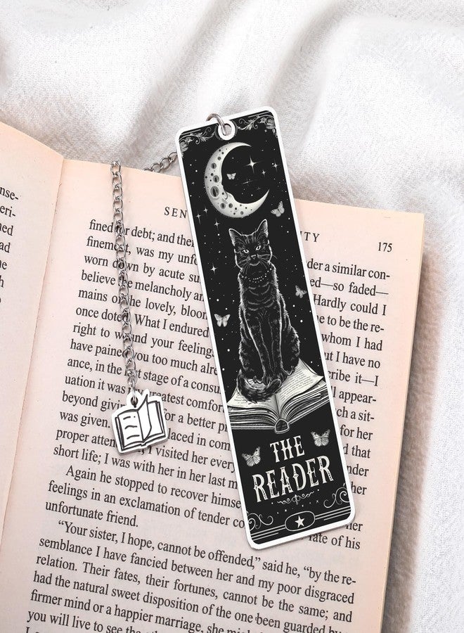 Delujouberst Wicked Easter Bookmarks Cat Lover Gifts for Women Valentine's Day Gift for Him Her Black Cat Lovers Wicked Bookmarks Book Accessories for Reading Women Top Gifts Idea for Readers Cat Mom Dad - Image 5