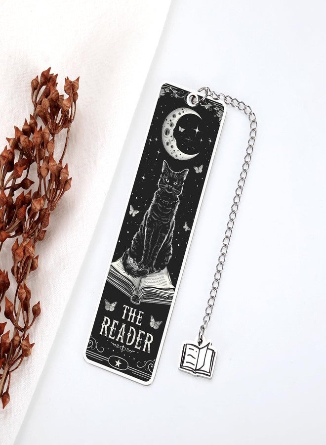 Delujouberst Wicked Easter Bookmarks Cat Lover Gifts for Women Valentine's Day Gift for Him Her Black Cat Lovers Wicked Bookmarks Book Accessories for Reading Women Top Gifts Idea for Readers Cat Mom Dad - Image 2