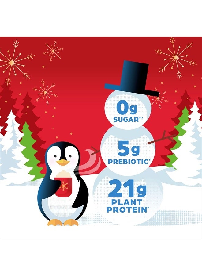 Orgain Organic Vegan Protein Powder, Peppermint Hot Cocoa Holiday Flavor - 21g of Plant Protein, 5g Prebiotic Fiber, No Lactose Ingredients, No Added Sugar, Non-GMO, For Shakes & Smoothies, 1.02 lb - Image 3