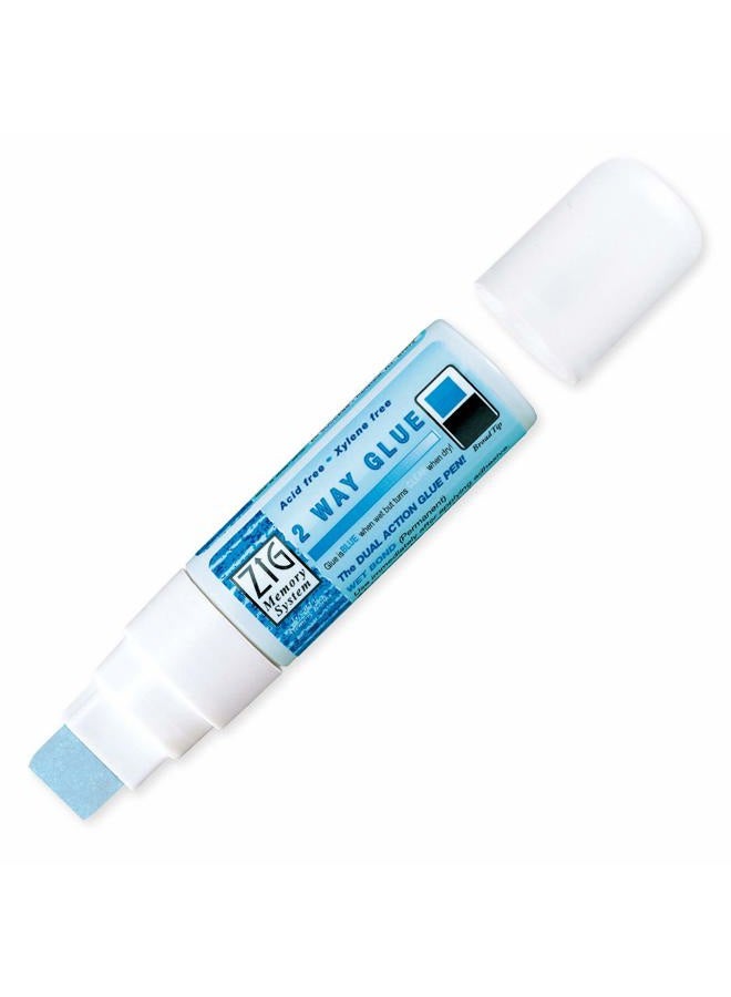 Zig Two Way Glue Jumbo Tip Carded .88oz, 2.92 x 8.76 x 18.03 cm - Image 1