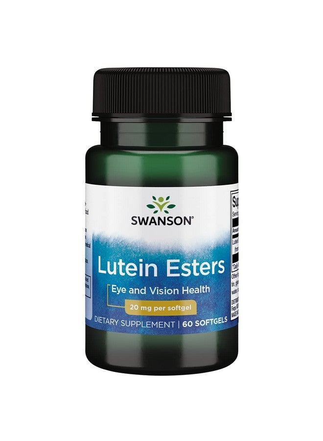 SWANSON Lutein 20 Milligrams 60 Sgels - Image 2