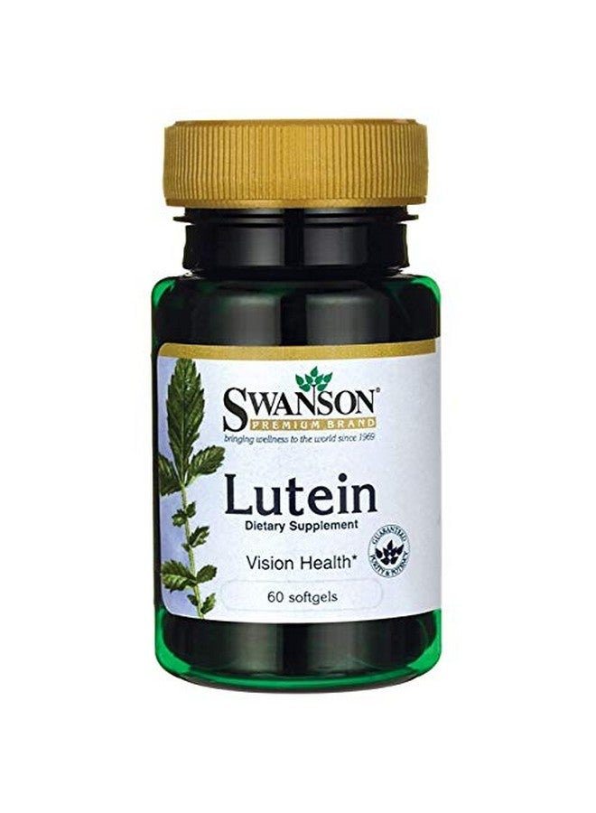 SWANSON Lutein 20 Milligrams 60 Sgels - Image 3