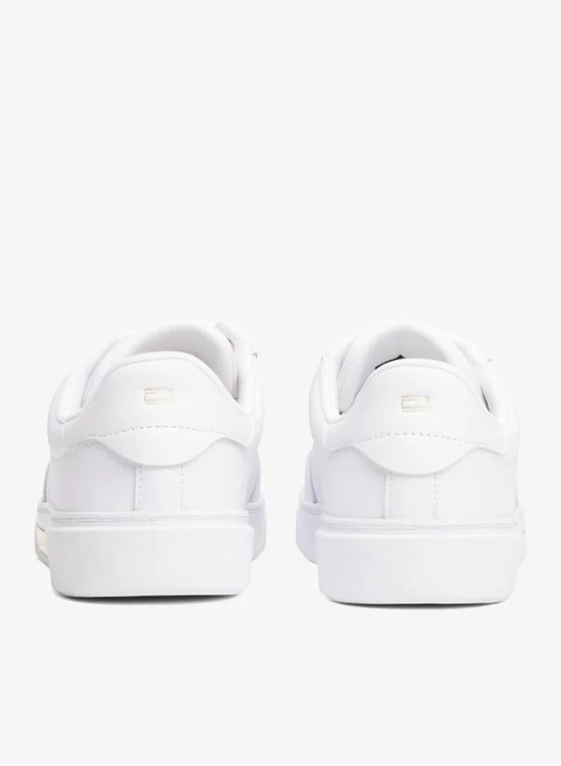 TOMMY HILFIGER White Essential Chic Court Sneaker for Women | Best Price UAE