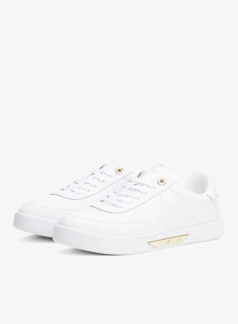 TOMMY HILFIGER White Essential Chic Court Sneaker for Women | Best Price UAE