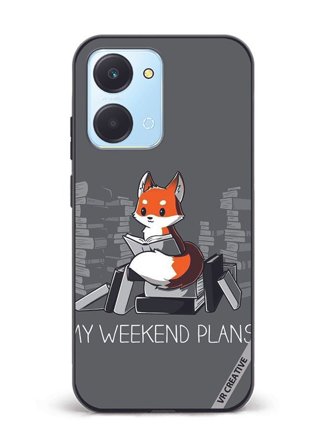 VR CREATIVE Protective Case Cover For Honor Play7T My Weekend Plans Design Multicolour - Image 1