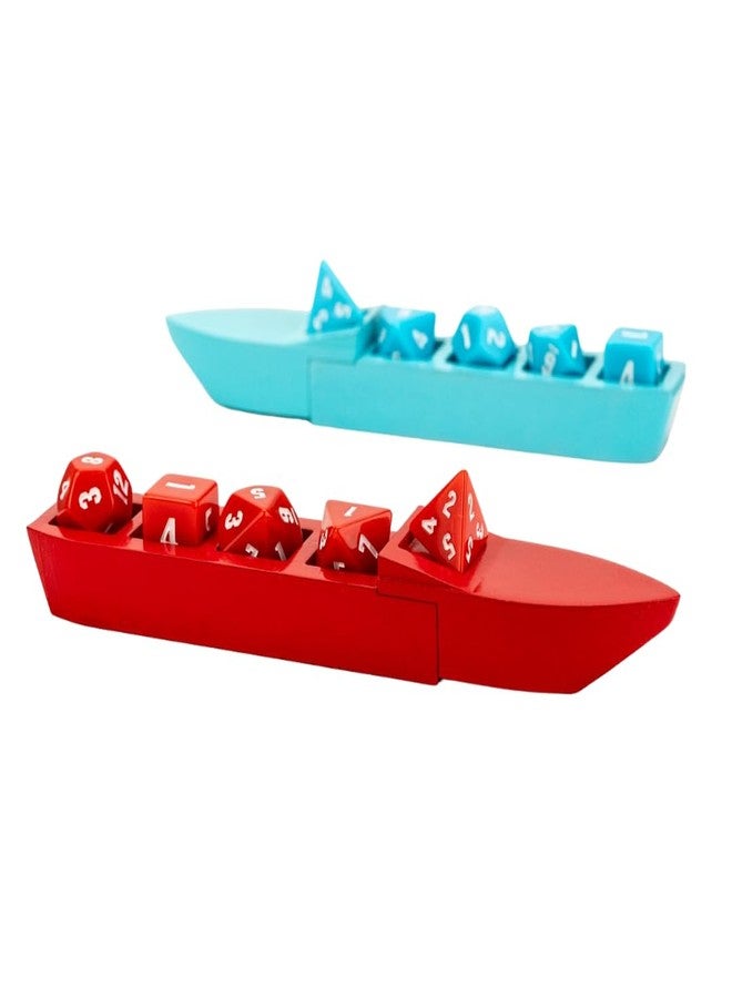 Fanroll Battleship Search and Destroy Board Game, Launch Dice to Sink Enemy Subs! - Image 3