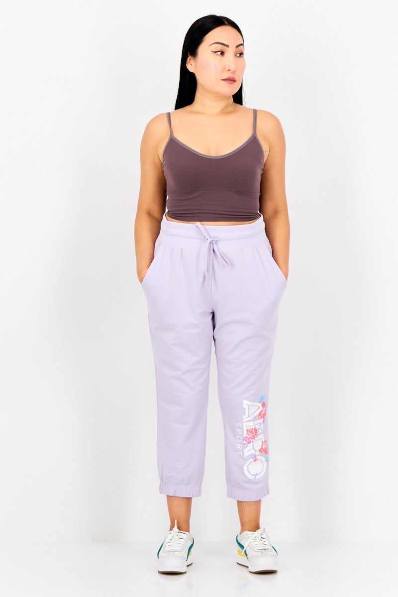 Aeropostale Women Sportswear Fit Outdoor Sweatpants, Lavender - Image 4