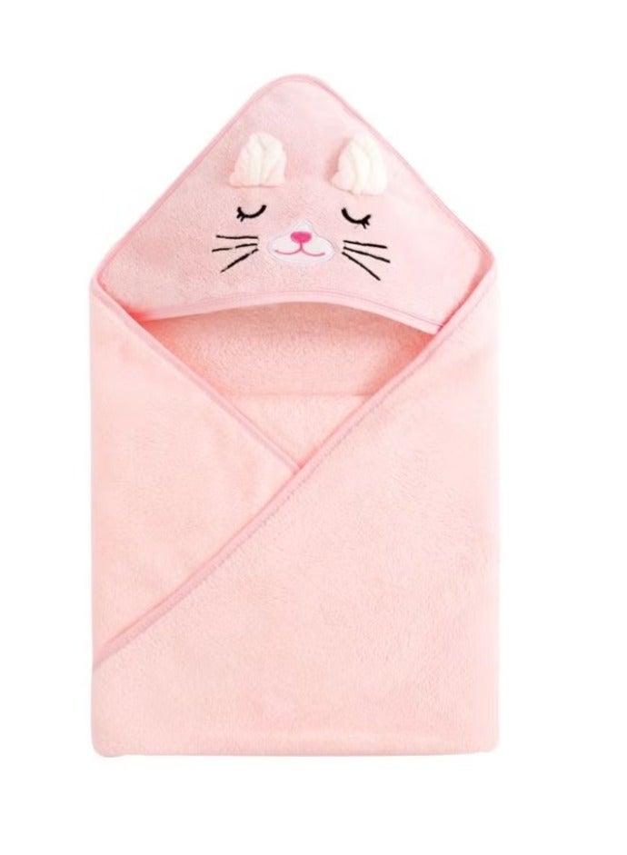 Baby Bath Towels Newborn Hooded Baby Towel Ultra Absorbent and Soft Cotton Hooded Washcloth for Baby Toddler Infant Unisex Hooded Baby Bath Towel - Image 5