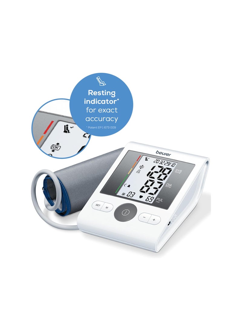 Beurer Beurer BM28 Upper Arm Blood Pressure Monitor with Resting Indicator, Cuff Position Assistance & Colour-Coded Risk Indicator  - Image 2