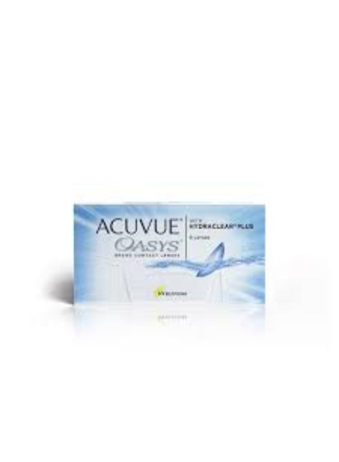 عدسات لاصقة ACUVUE OASYS للاستخدام كل أسبوعين - 6 قطع (-1.50)