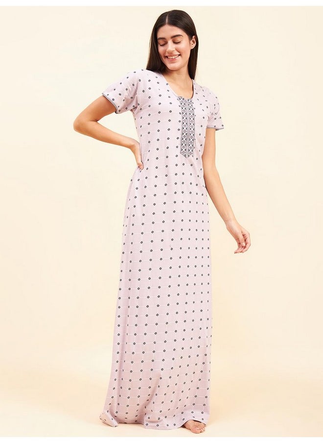 Sweet Dreams Women Printed Half Sleeves Night Dress Rose - pzsku/Z134188602879612F6544Z/45/_/1737721110/aff41aa7-360e-4164-adbb-39639f361c9b