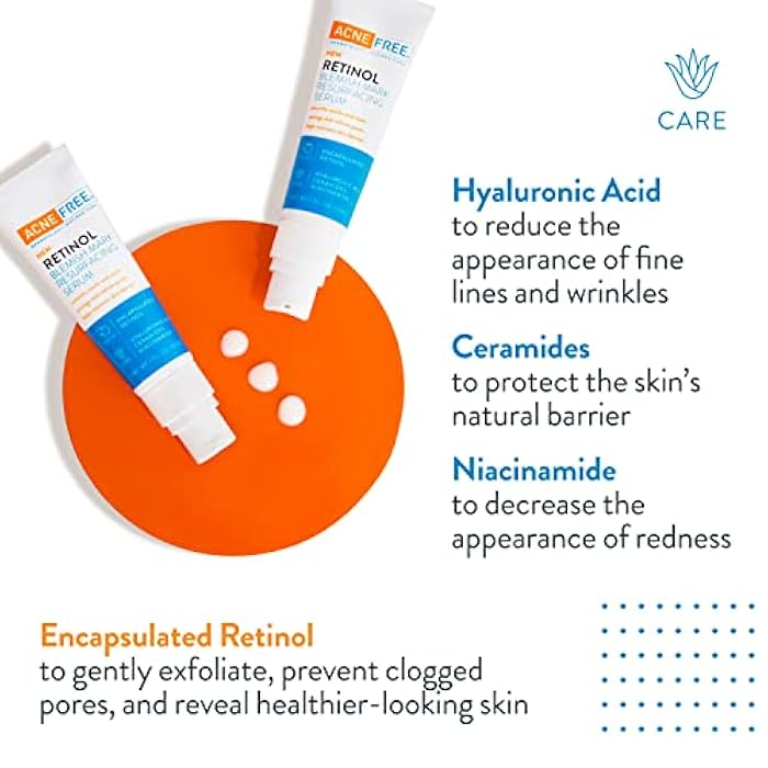 AcneFree Retinol Blemish Mark Resurfacing Serum with Hyaluronic Acid, and Niacinamide | Helps to Reduce the Appearance of Acne Marks | Redness Control | 1 Ounce - Image 3