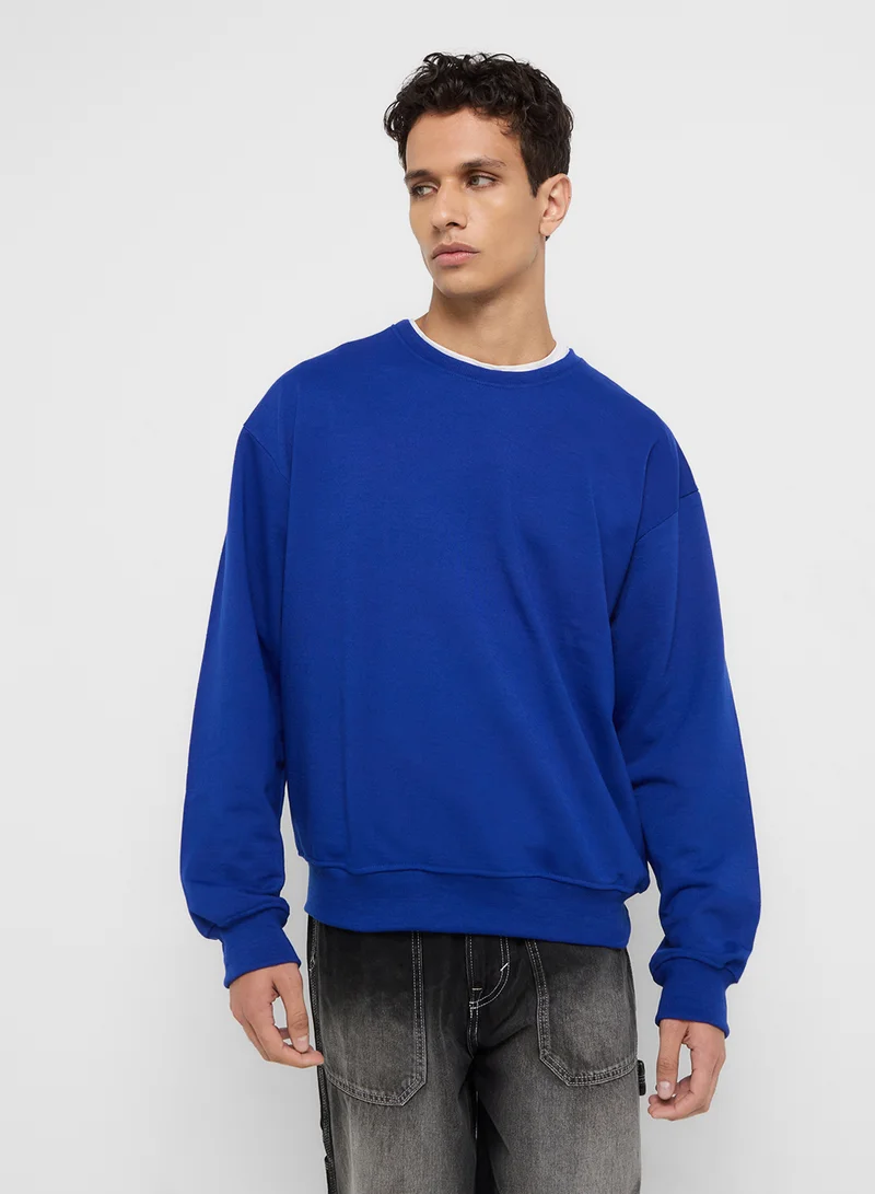 سفنتي فايف Oversized Graphic Sweatshirt