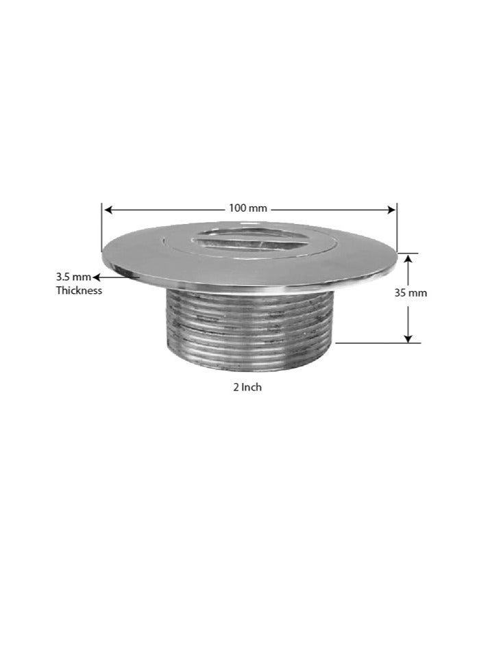 POOL MART Swimming Pool Suction Point with Threaded Lid Outlet SS 316 [VPTC316] - Image 5