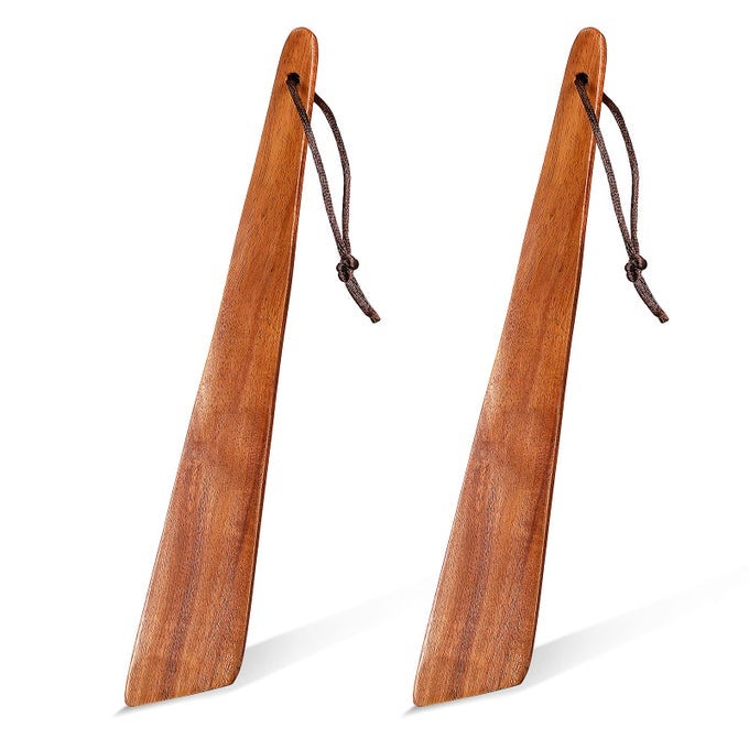 2 PCS 98 TEAK WOOD SPATULA FOR COOKING FLAT WOODEN SPATULA SMALL WOODEN FLIPPER EGG SCRAPER IRON TURNER WOOD COOKING UTENSIL FOR KITCHEN TURNING FLIPPING SERVING SCRAPING