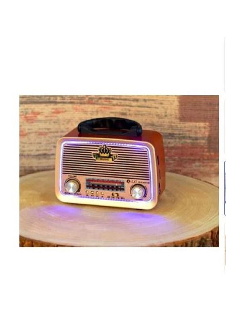 DLC USB Radio DLC32213 Gold Brown Black  - Image 2