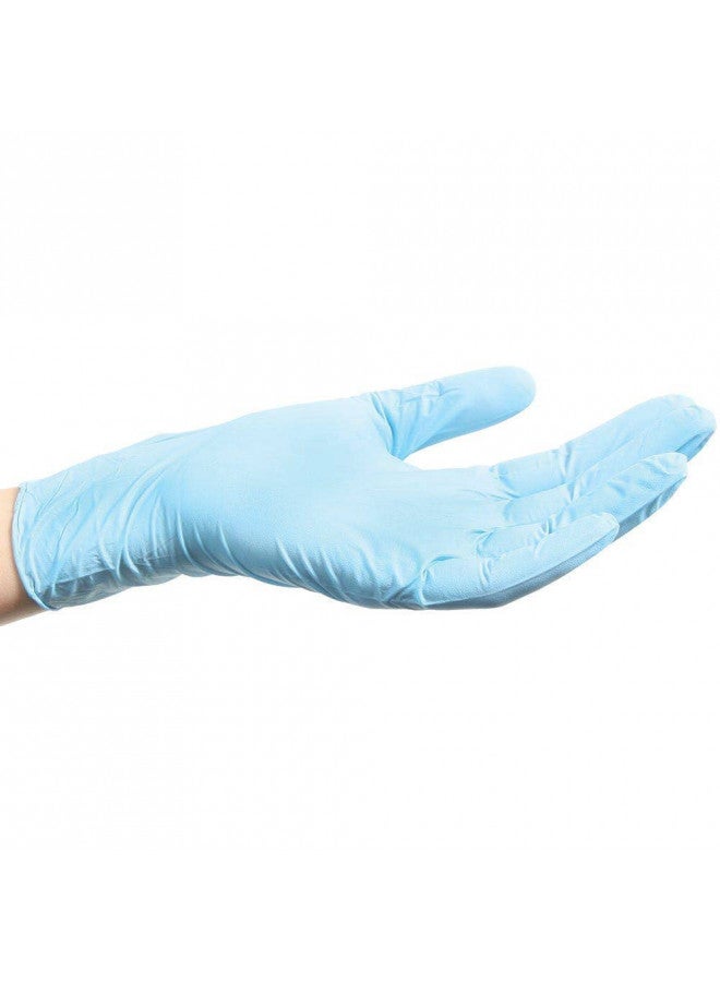 ForPro Professional Collection ForPro Disposable Nitrile Gloves, Chemical Resistant, Powder-Free, Latex-Free, Non-Sterile, Food Safe, 4 Mil, Blue, Small, 100-Count  - Image 4