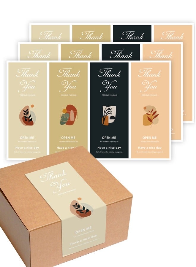 52-piece Thank You Stickers for Business CraftsGift and Box Decoration - Image 1