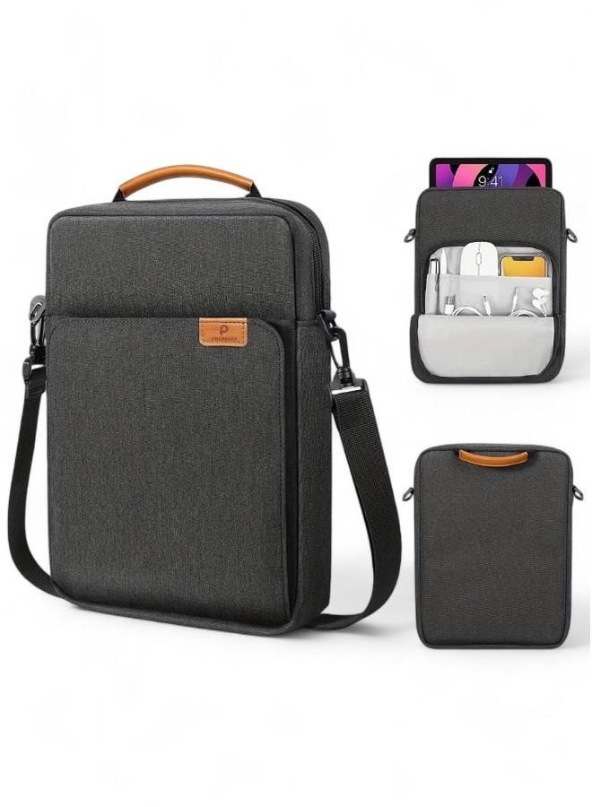 PROMASS Tablet Case (12-13 inch) 12.9 inch Compatible with iPad Pro 12.9 M2 2022/2021/2020 Surface Laptop Go 12.4 inch Galaxy Tab S8+/S9+ 12.4 inch 2022/2023 Carrying Bag with Handle