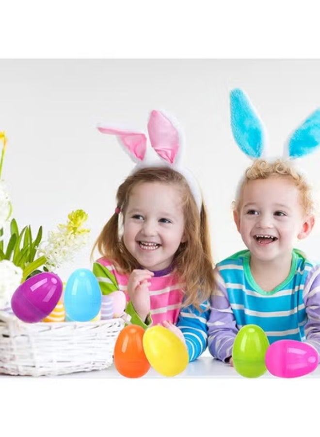 fantasize 50pcs  Eggs, 2.4 Inch Plastic Eggs Fillable Candy Party Themed Gift Fillers Decoration Classroom Reward Gifts - Image 5