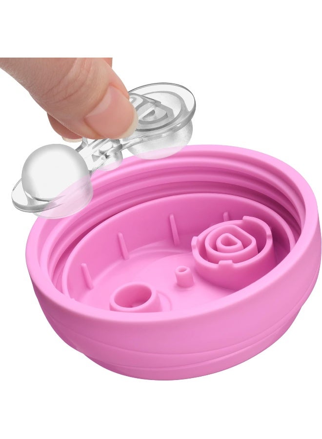 Chicco Sport Spout Trainer 9oz. (2pk) Spill-Free Baby Sippy Cup in Pale Pink/Lavender 9m+ - Image 4