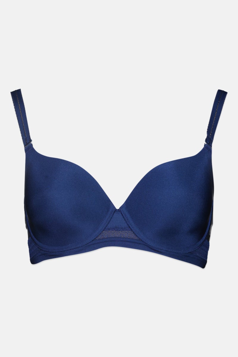 TRIUMPH صدرية نسائية مبطنة بسيطة، كحلي - Image 2