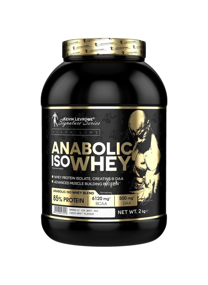 KEVIN LEVRONE Kevin Levrone Anabolic Iso Whey 2kg Chocolate 66 Servings  - Image 1