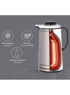 BLACKSTONE Vacuum Flask Stainless Steel Insulated Thermal Vacuum Jug 1.0Ltr  - Image 4