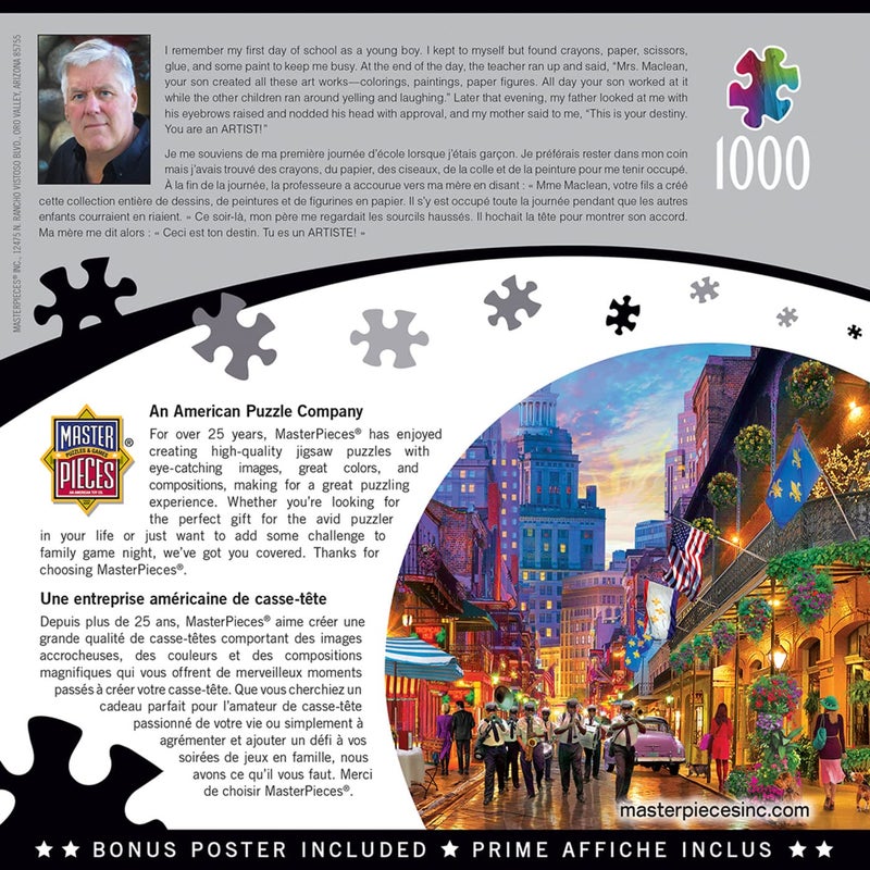 MasterPieces 1000 Piece Jigsaw Puzzle for Adults, Family, Or Youth - New Orleans Style - 19.25"x26.75" - Image 3