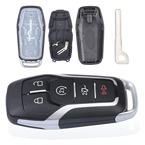 Keymall Remote Key Fob Case Shell Cover for Ford F150/F250 2015 2016 2017(FCC ID:M3N-A2C31243300 P/N:164-R8117) 5 Buttons,Just a Key Shell - Image 4