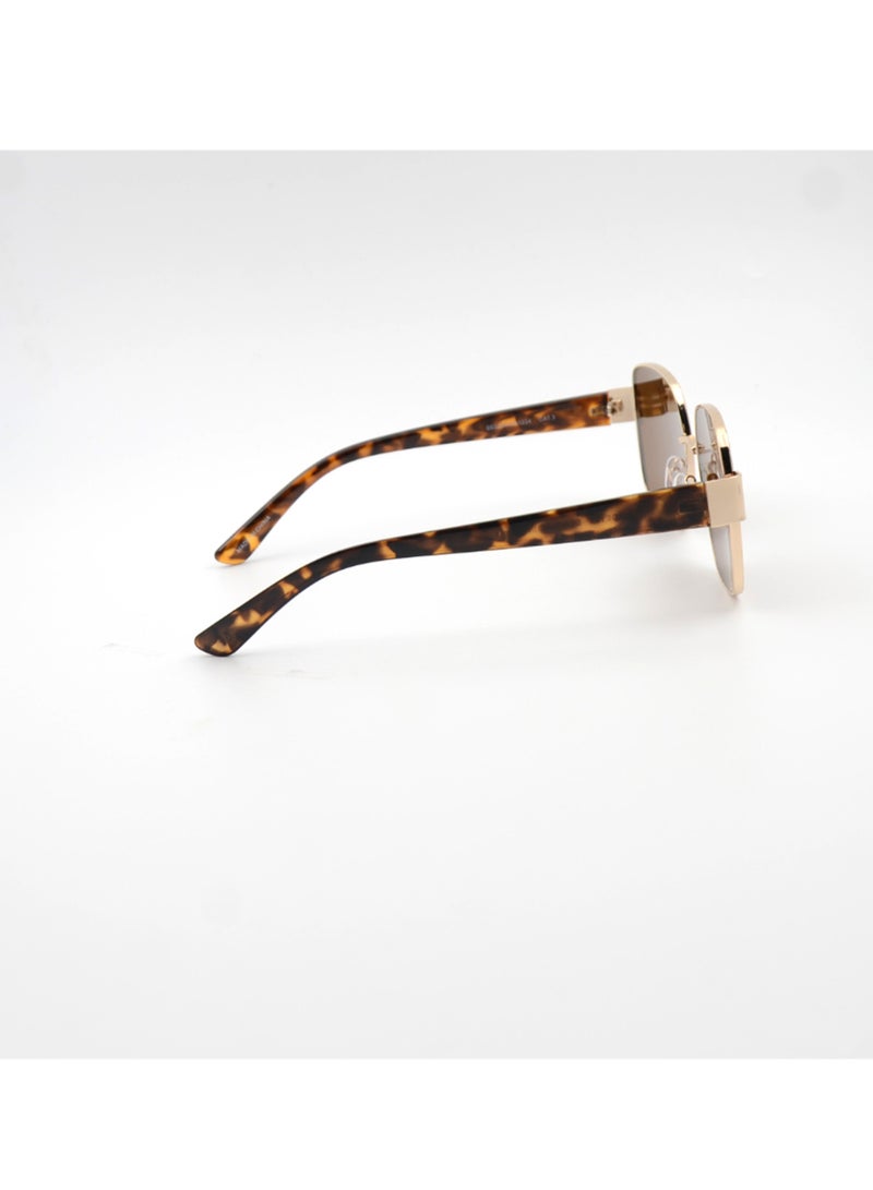 MADEYES Women's UV Protection Sunglasses EE24M223-1 - Gold/Demi - Image 4