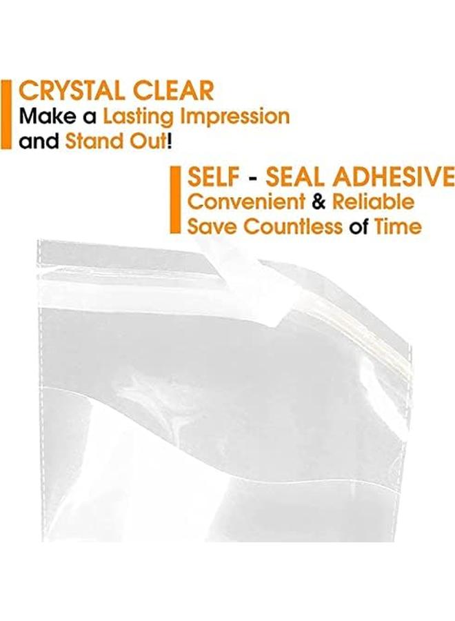 MARKQ 16 X 22 Inches Clear Resealable Poly Mailers Bag 30 Piece Self Sealing Plastic Cellophane Bags For Packaging Clothing Pants A4 Documents Photos - Image 3