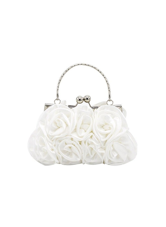 Evening Bag Design Vintage Lock Satin Clutch Purse Bag Wedding Party Clutch  - Image 1