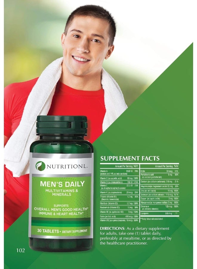 NUTRITIONL أقراص يومية للرجال 30 قرص - Image 5