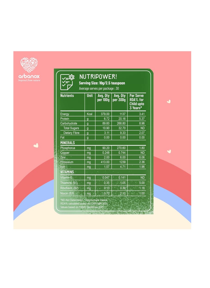 BabyVita - BabyVita Rice Banana Powder Mix, Nourishing Meal, 100% Natural Ingredients, No Added Preservatives, Wholesome Energy Booster, Easy-to-Digest, 300 gms - Image 1
