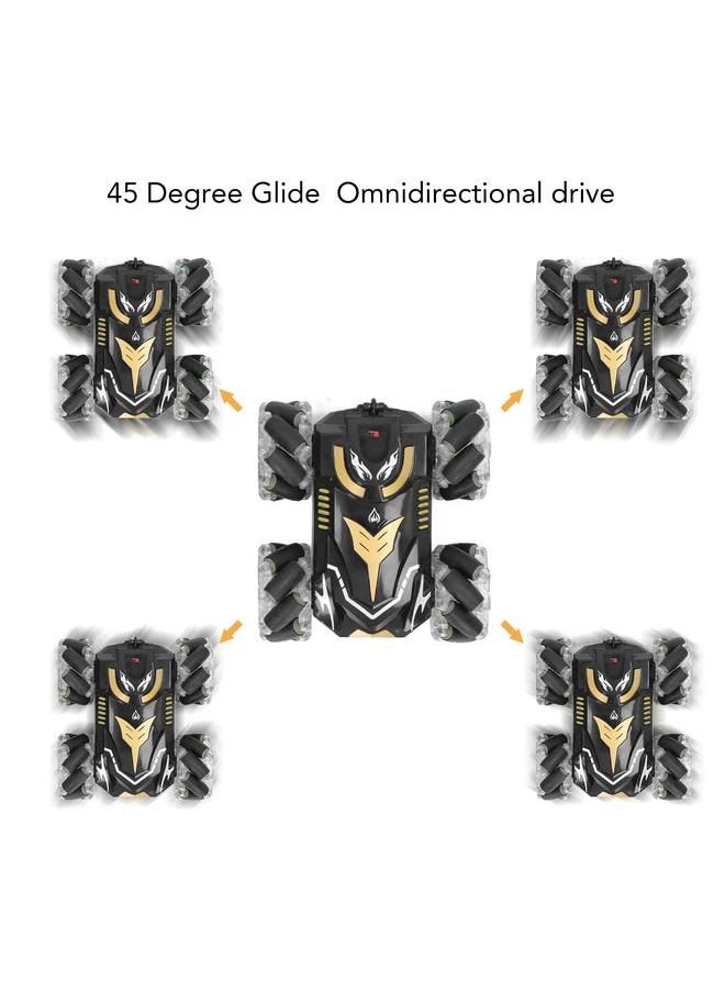 RC Dance Car Double Sided 360 Degree Flip Rotating Rechargeable RC Stunt Car Toy with Swing Arm for 6 Years Old Above