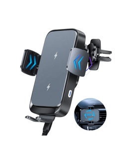 Wireless Car charge Qi Fast Charging, Wireless Charger Car Mount Car Vent Wireless Phone Charger Fast Charge Car Mount Compatible with iPhone 15 14 13 12 11 Plus Pro Pro Max etc Series Samsung Series