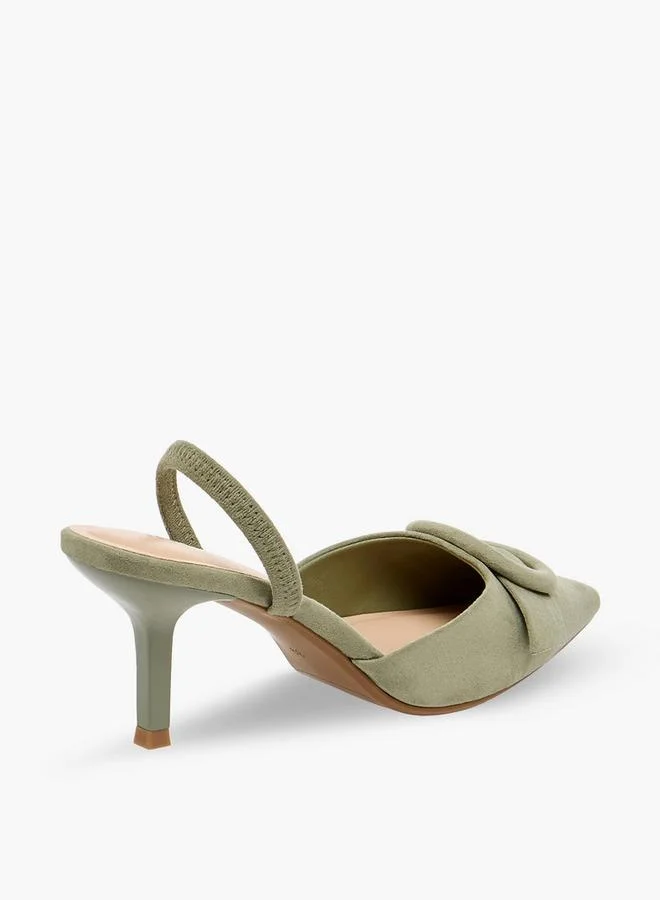 Celeste GREEN Women Stiletto Heel Mules for Women | Best Price UAE
