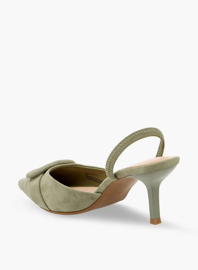 Celeste GREEN Women Stiletto Heel Mules for Women | Best Price UAE