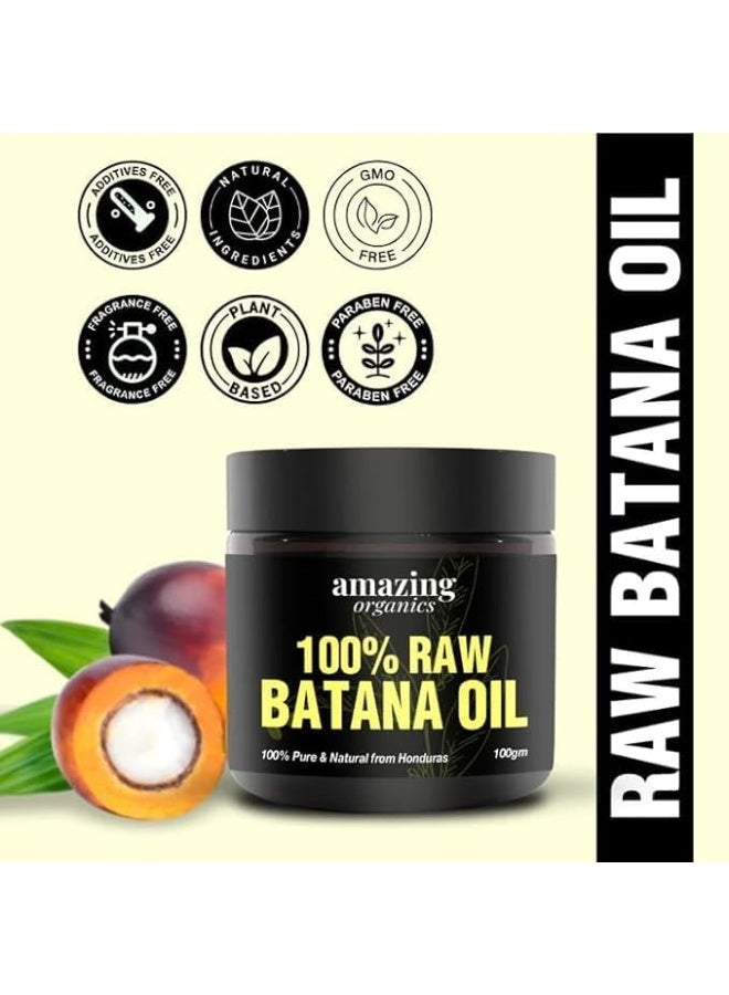 AmazingOrganics Raw Batana Oil - Pure, Unprocessed for Hair & Skin Nourishment - Image 2