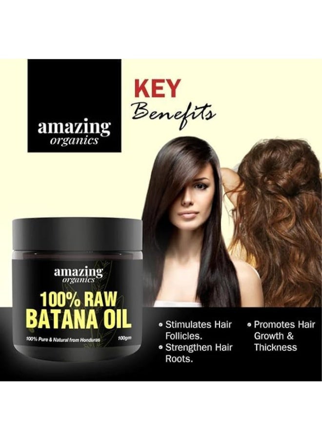 AmazingOrganics Raw Batana Oil - Pure, Unprocessed for Hair & Skin Nourishment - Image 3