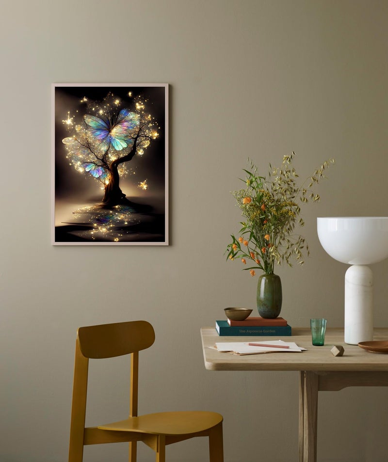 AIBOERL Diamond Art Kits for Adults,Glitter Tree 5D Diamond Painting Kits for Adults,Diamond Painting Diamond Art with Full Drill Diamond Dots DIY Gem Crafts Kits for Home Decor Gift-12x16in - Image 3