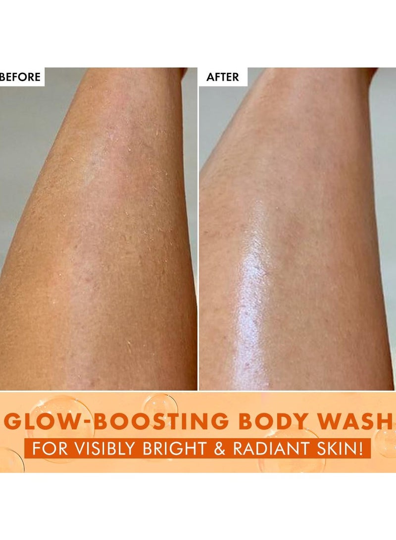 إم كافيين غسول الجسم برائحة الجريب فروت المتوهجة | غسول الجسم برائحة الجريب فروت الفاكهة | غسول الجسم الغني بفيتامين C و5% جلسرين | غسول الجسم بعمق وتنظيفه لبشرة ناعمة وملساء | جل استحمام معطر لجميع أنواع البشرة - 300 مل - Image 4