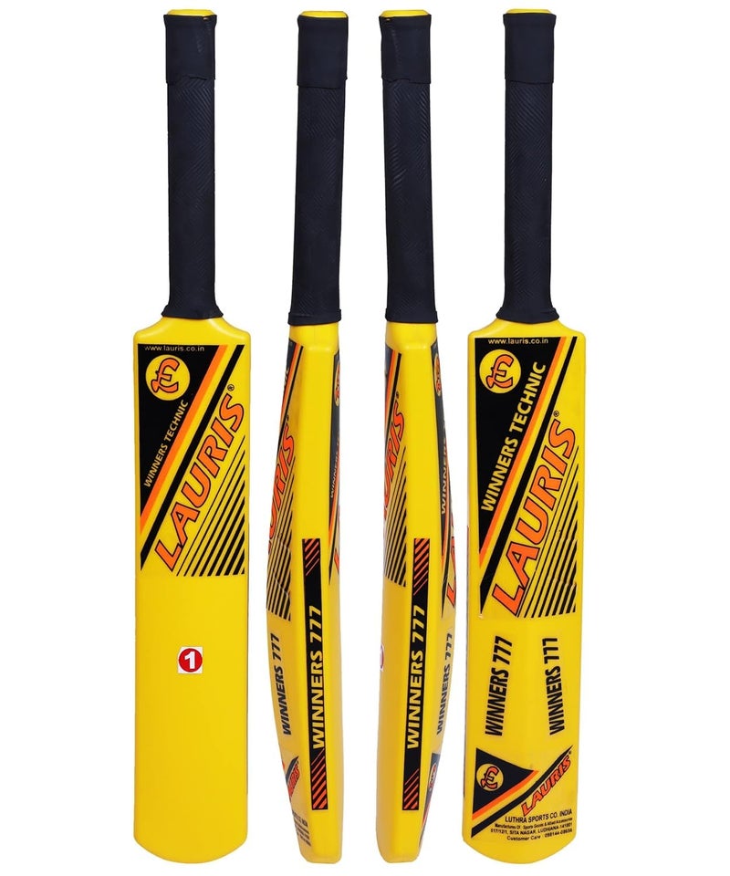 LAURIS Cricket Bats Bat Made Up of Hard PVC Plastics Plastic for Hard Tennis Ball and Plastic Ball - Bat Size No. 1 for Kids Under Age 5 Years - Image 1