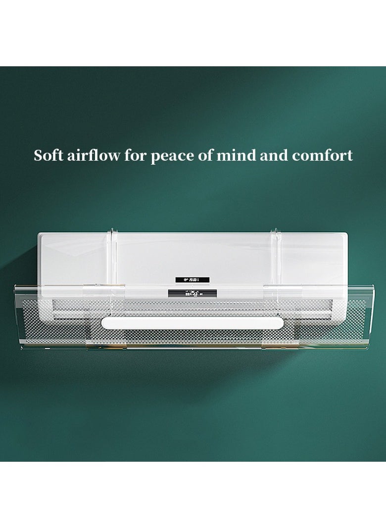 Generic Air Conditioner Deflector Adjustable AC Air Deflector Suitable for Split Air Conditioners  - Image 1