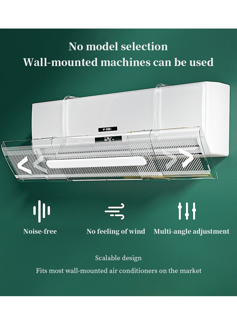 Generic Air Conditioner Deflector Adjustable AC Air Deflector Suitable for Split Air Conditioners  - Image 5