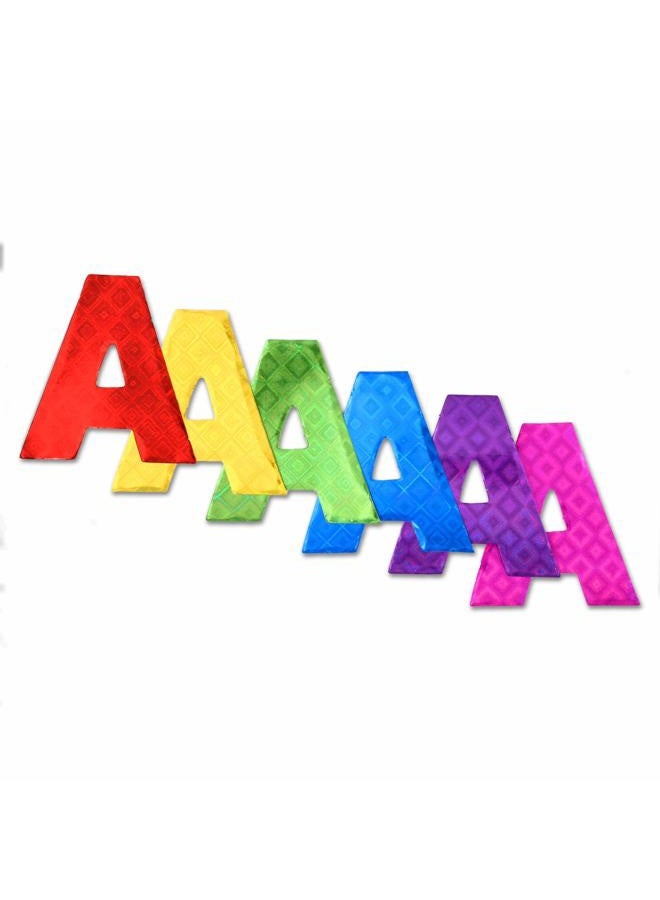 ArtSkills 2.5" Poster Letters and Numbers, A-Z and 0-9, Assorted, Holographic Colors, 228-Count (PA-1444) - Image 2