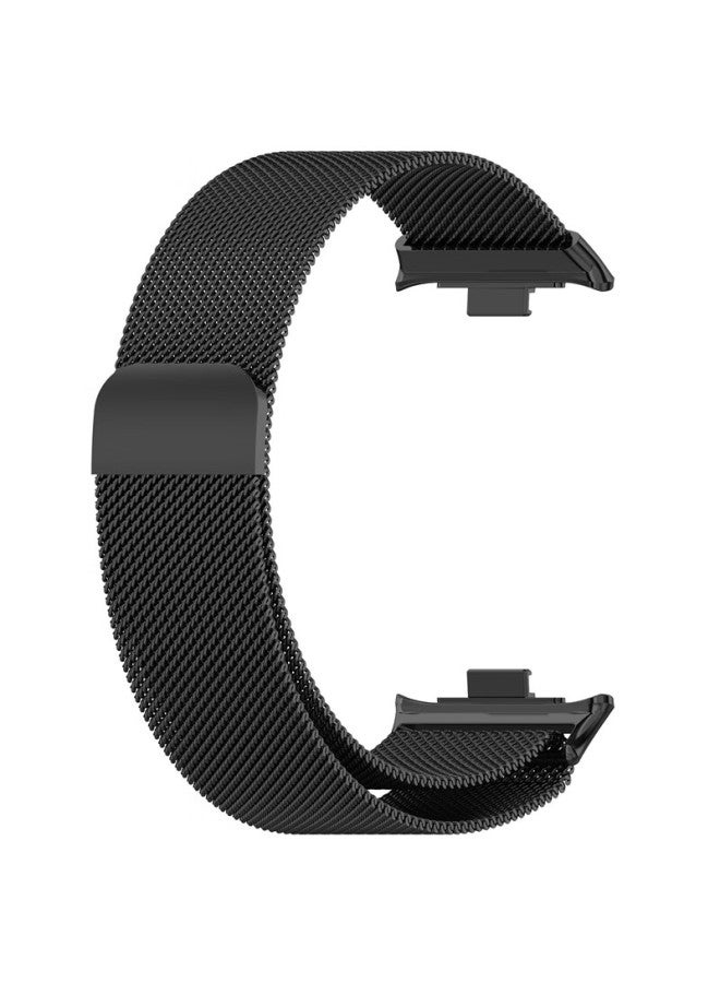 Kmaxai Compatible Milanese Loop Metal Strap For Xiaomi Band 9/8 Pro, Redmi Watch 5/4 Stainless Steel Magnetic Watch Band, Sports Wristband With Creative Magnetic Clasp, Black - Image 5